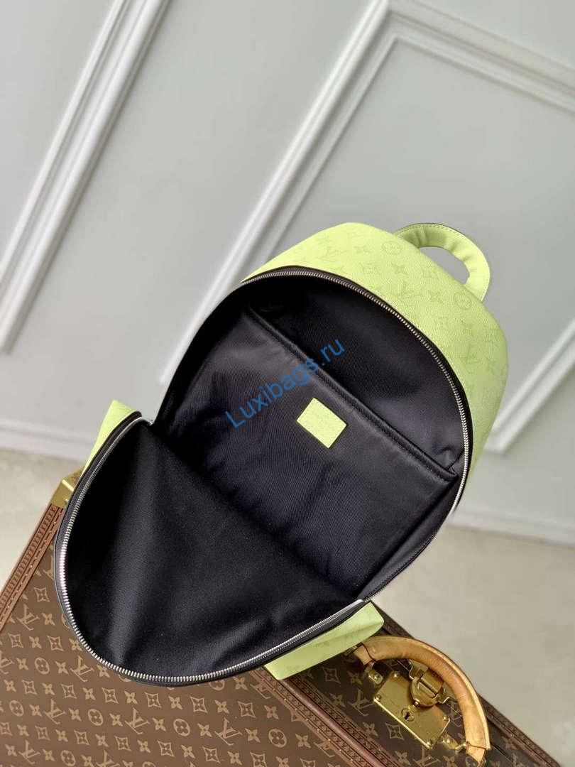 LV M14076 Louis Vuitton Discovery Slim Backpack Lemon Yellow - Image 8