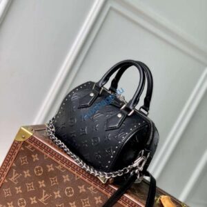 LV M14575 Louis Vuitton Speedy 20 Trunk Bag Black