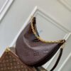 LV M14042 Louis Vuitton Loop Hobo Bag Chocolate Brown