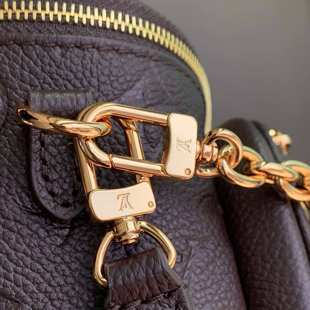 LV M13827 Louis Vuitton Mini Bumbag Chocolate Brown - Image 4