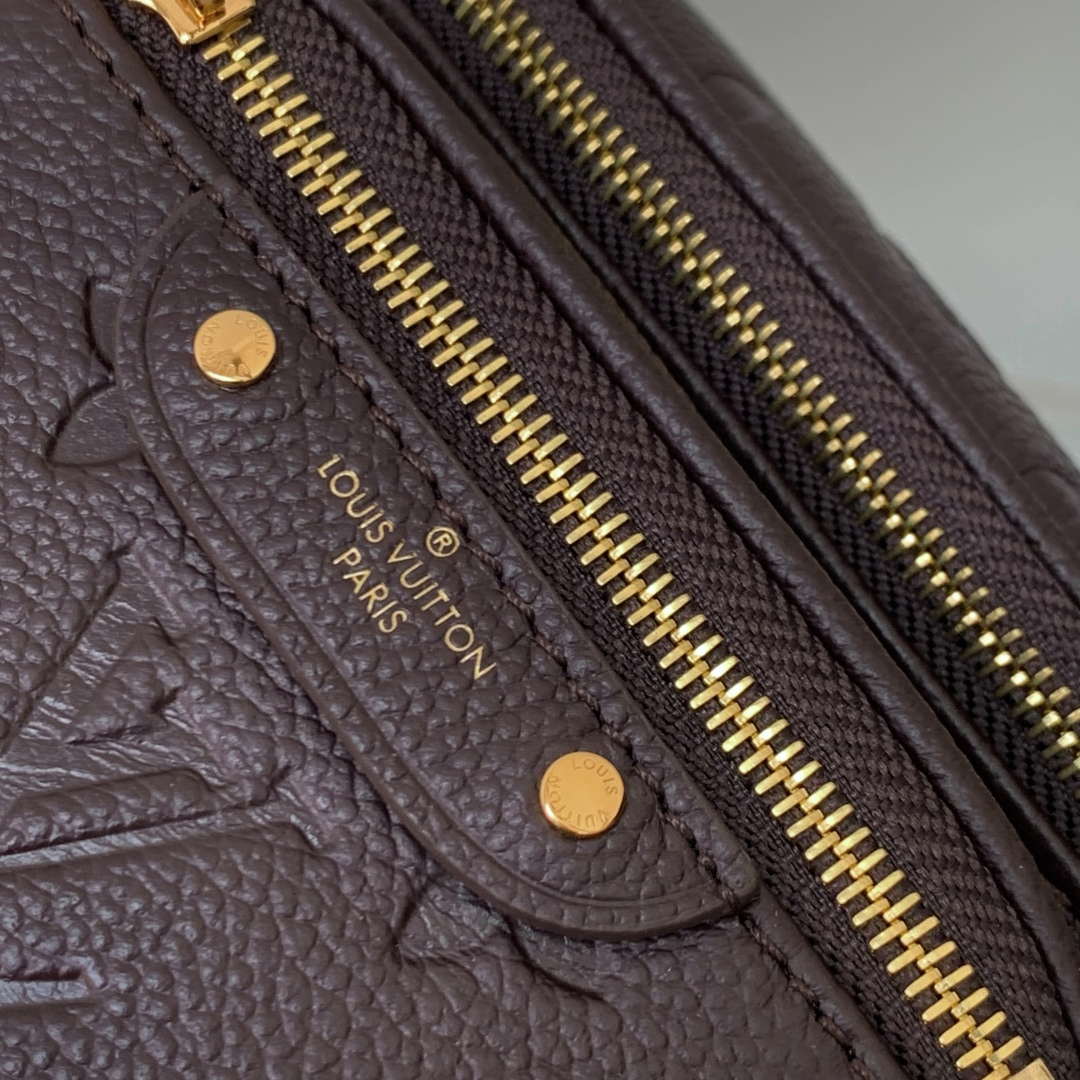 LV M13827 Louis Vuitton Mini Bumbag Chocolate Brown - Image 5
