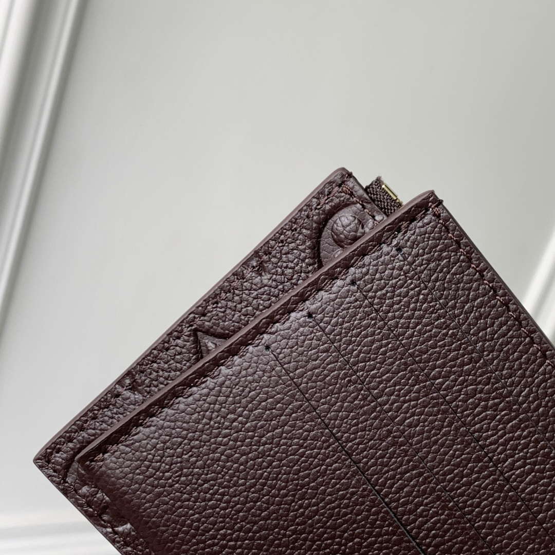 LV M14193 Louis Vuitton Félicie Pochette Bag Chocolate Brown - Image 6