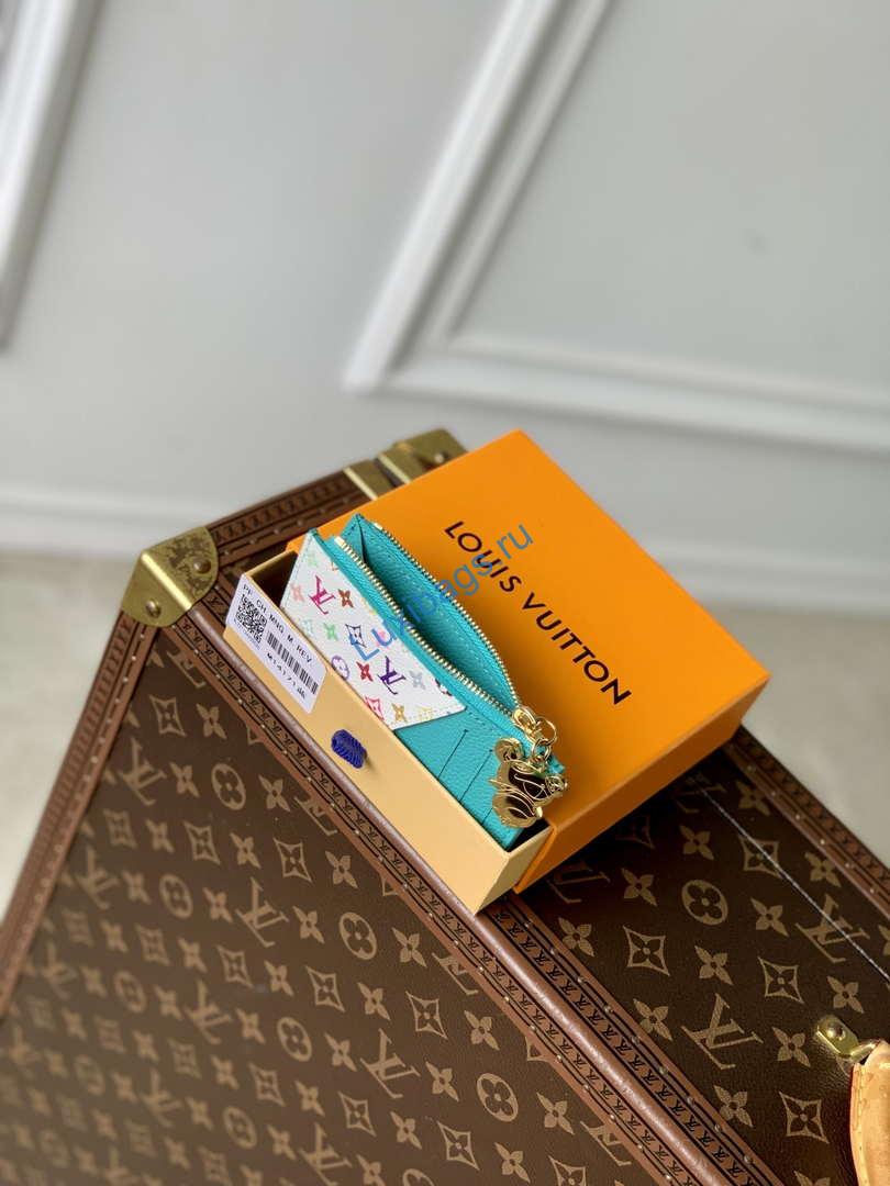 LV M14171 Louis Vuitton LV X TM Romy Card Holder Blue - Image 8