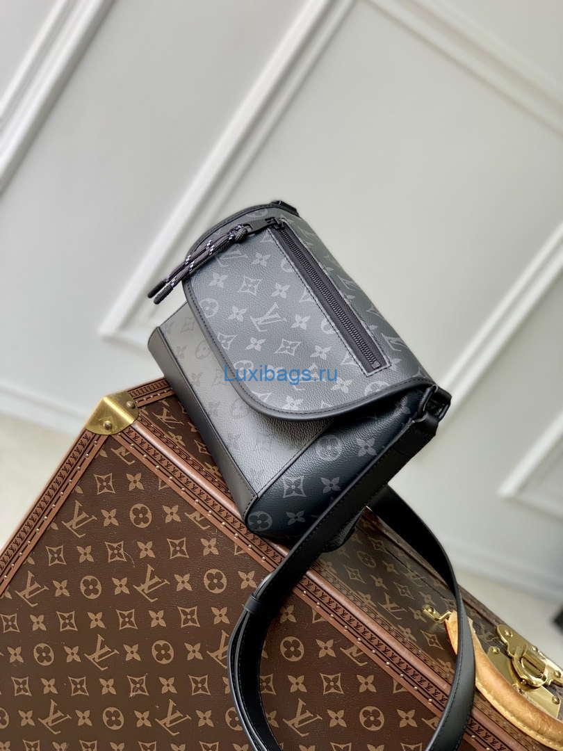 Louis Vuitton LV M12681 Pulse Messenger Monogram Eclipse Canvas