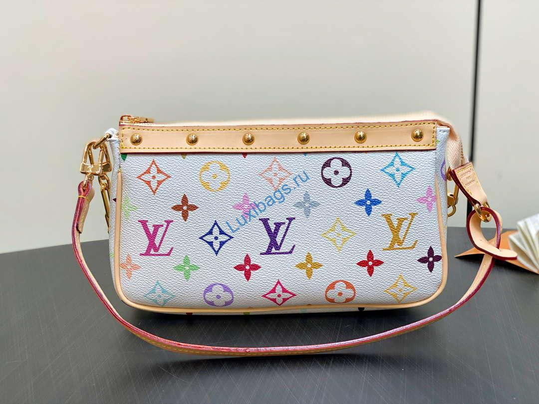 LV M13404 Louis Vuitton LV X TM Pochette Accessoires Multicolore Blanc - Image 3