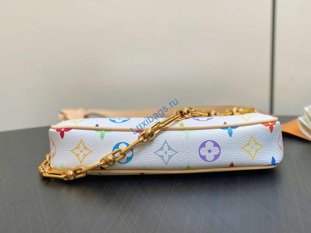 LV M13404 Louis Vuitton LV X TM Pochette Accessoires Multicolore Blanc - Image 4