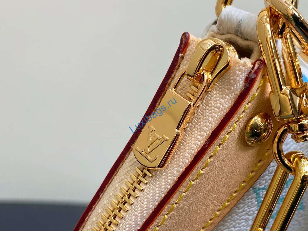 LV M13404 Louis Vuitton LV X TM Pochette Accessoires Multicolore Blanc - Image 6