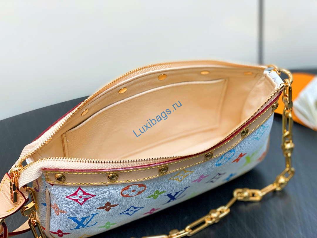 LV M13404 Louis Vuitton LV X TM Pochette Accessoires Multicolore Blanc - Image 9