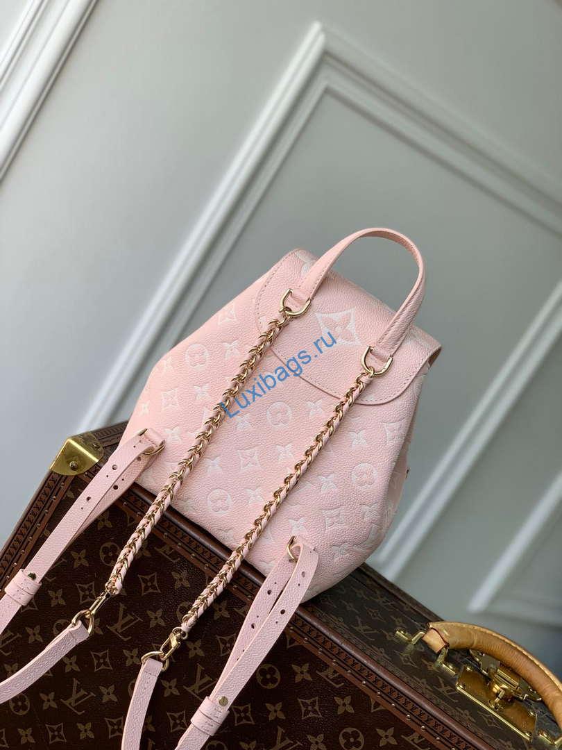 LV M12987 Louis Vuitton Backup Bicolor Monogram Empreinte Leather Pink - Image 2