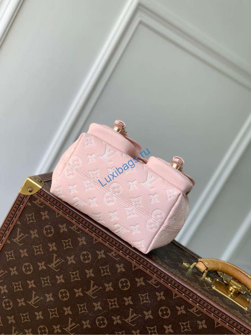 LV M12987 Louis Vuitton Backup Bicolor Monogram Empreinte Leather Pink - Image 3