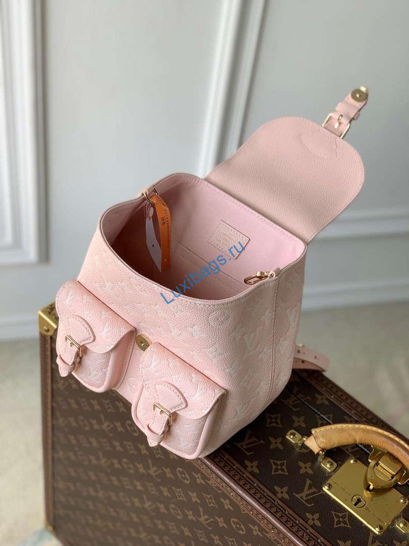 LV M12987 Louis Vuitton Backup Bicolor Monogram Empreinte Leather Pink - Image 8