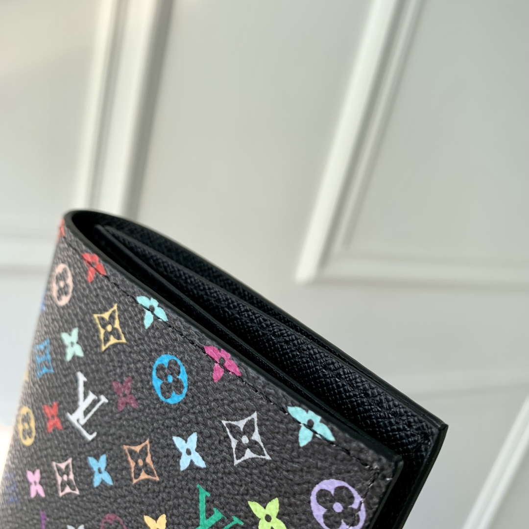 LV M13414 Louis Vuitton LV X TM Passport Cover Multicolored Black - Image 6