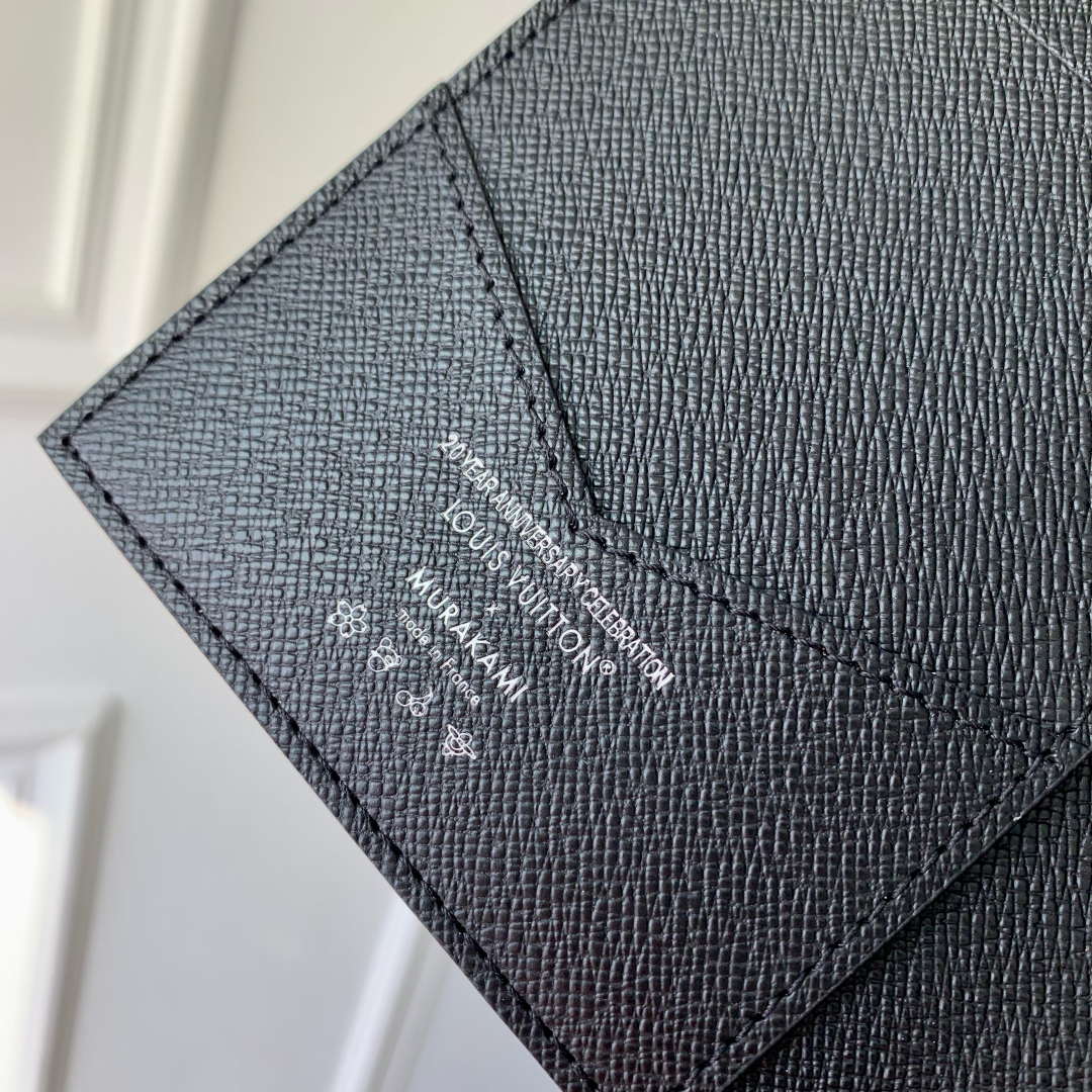 LV M13414 Louis Vuitton LV X TM Passport Cover Multicolored Black - Image 7
