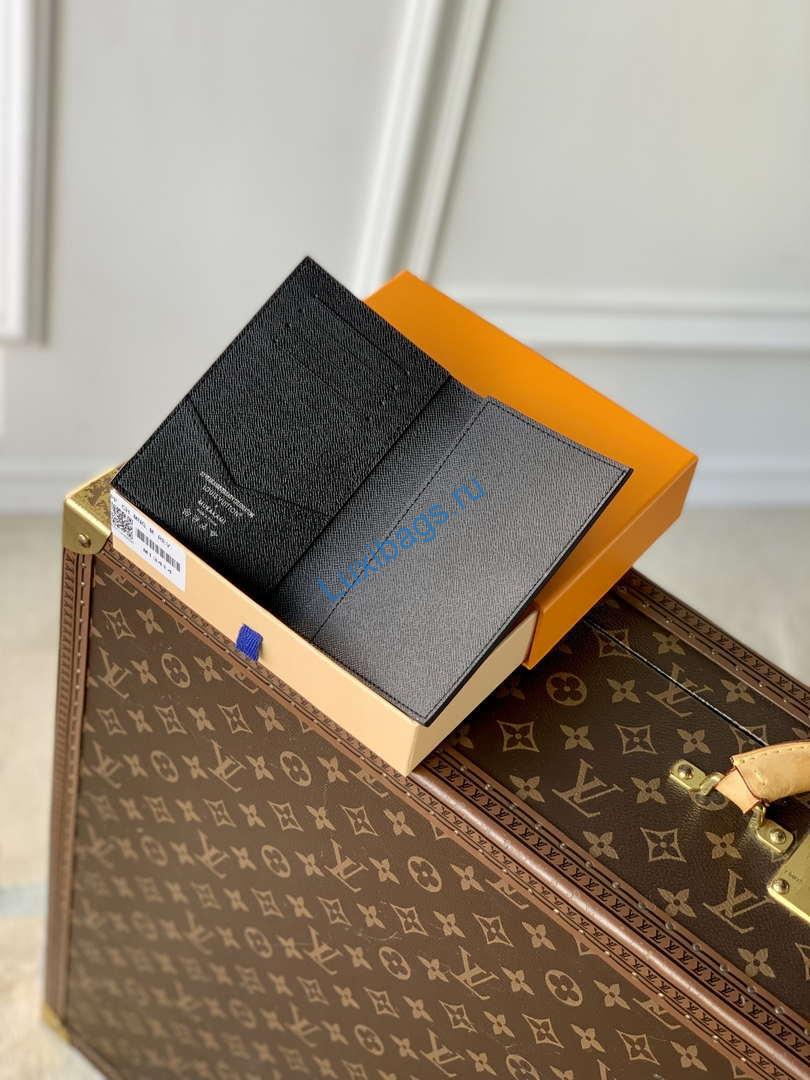 LV M13414 Louis Vuitton LV X TM Passport Cover Multicolored Black - Image 8