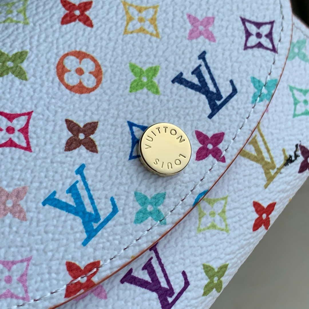 LV M13399 Louis Vuitton LV X TM Rosalie Coin Purse Multicolored - Image 3