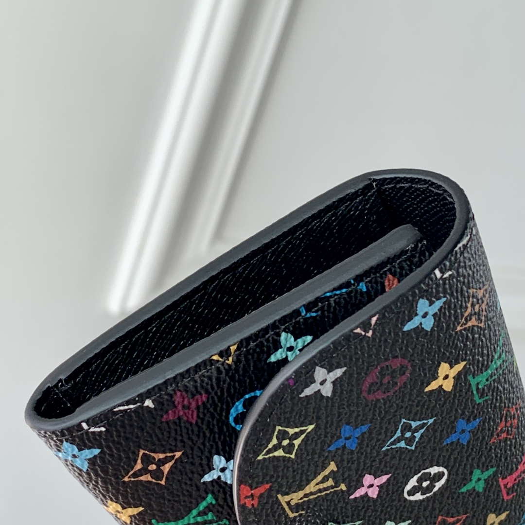LV M13399 Louis Vuitton LV X TM Rosalie Coin Purse Multicolored Black - Image 5