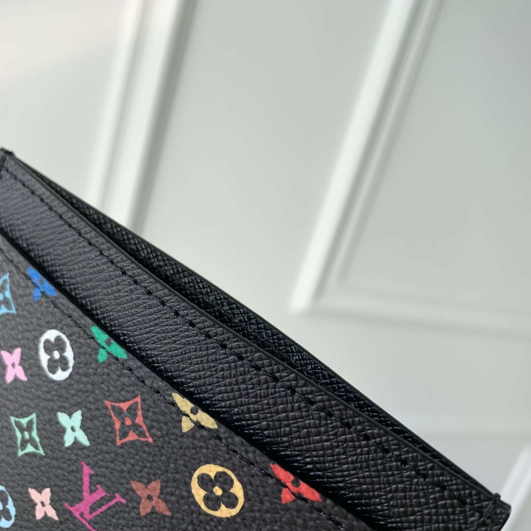 LV M13403 Louis Vuitton LV X TM Card Holder Multicolored Black - Image 3