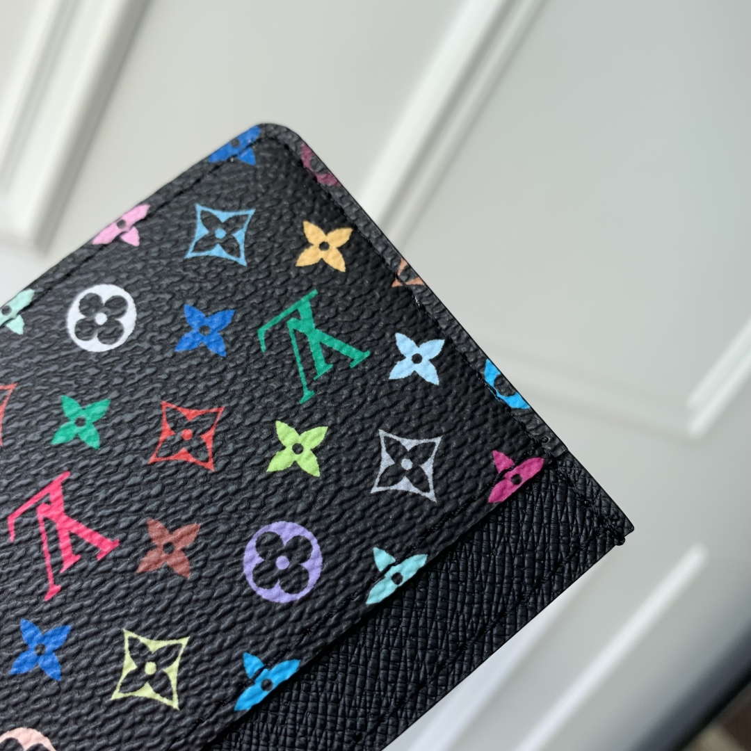 LV M13403 Louis Vuitton LV X TM Card Holder Multicolored Black - Image 4