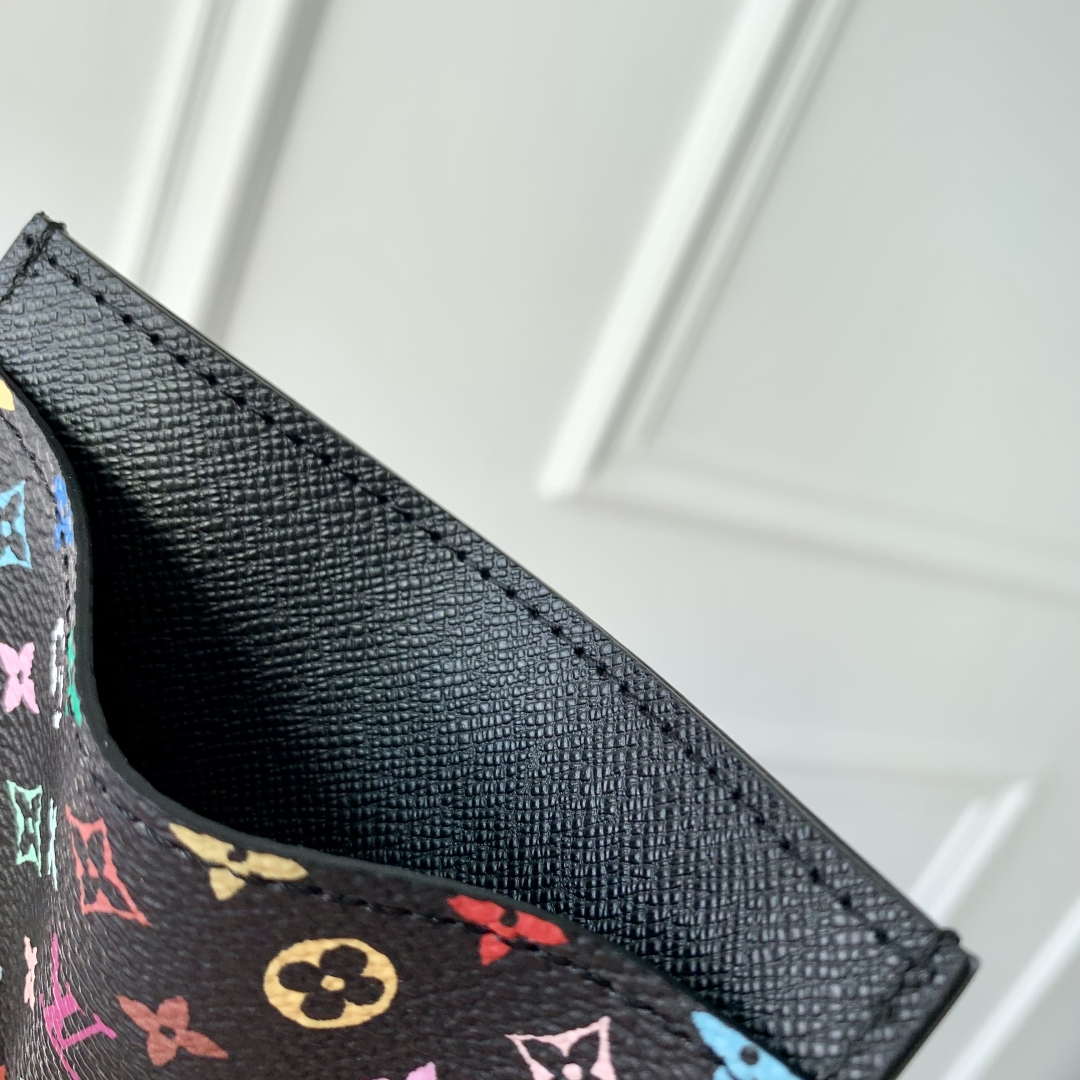 LV M13403 Louis Vuitton LV X TM Card Holder Multicolored Black - Image 5