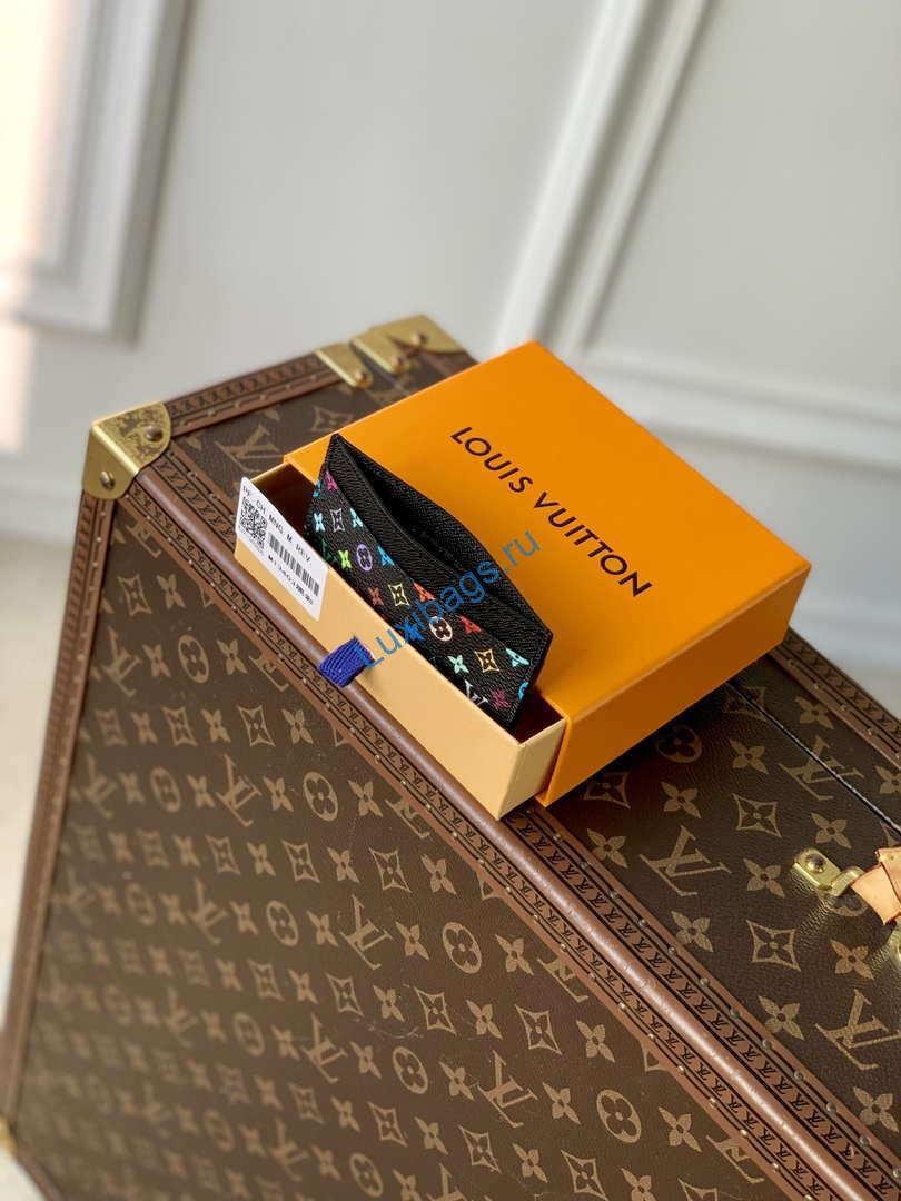 LV M13403 Louis Vuitton LV X TM Card Holder Multicolored Black - Image 7