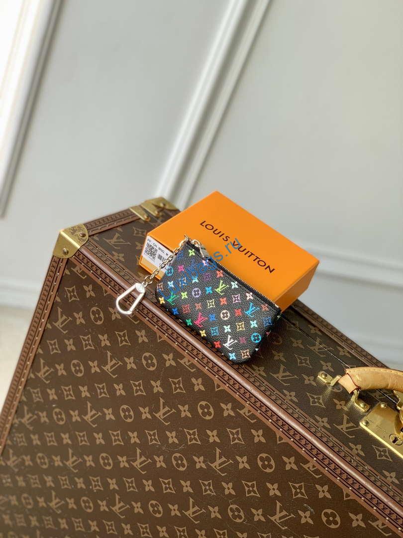 LV M13403 Louis Vuitton LV X TM Card Holder Multicolored Black - Image 8