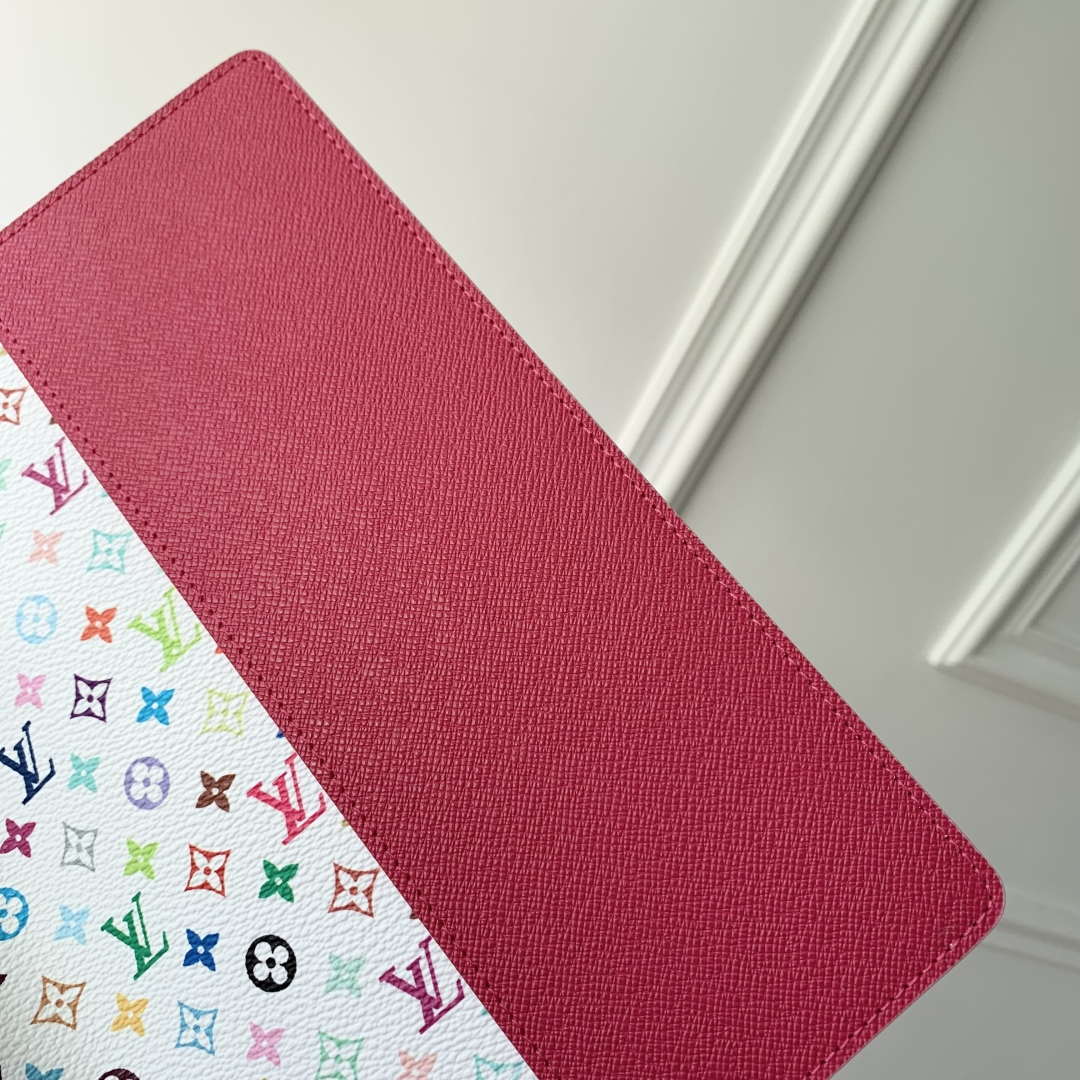 LV GI1299 Louis Vuitton LV X TM Monogram Multicolore Emily Notebook Cover MM - Image 5