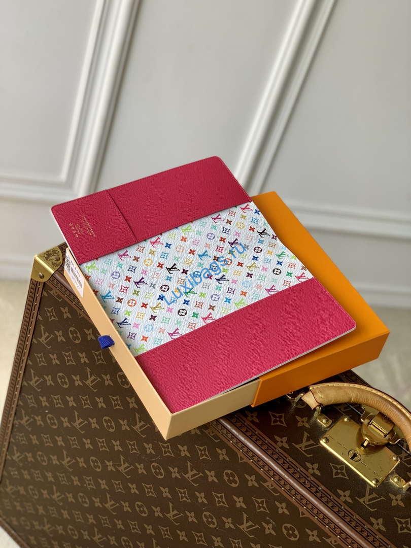 LV GI1299 Louis Vuitton LV X TM Monogram Multicolore Emily Notebook Cover MM - Image 8