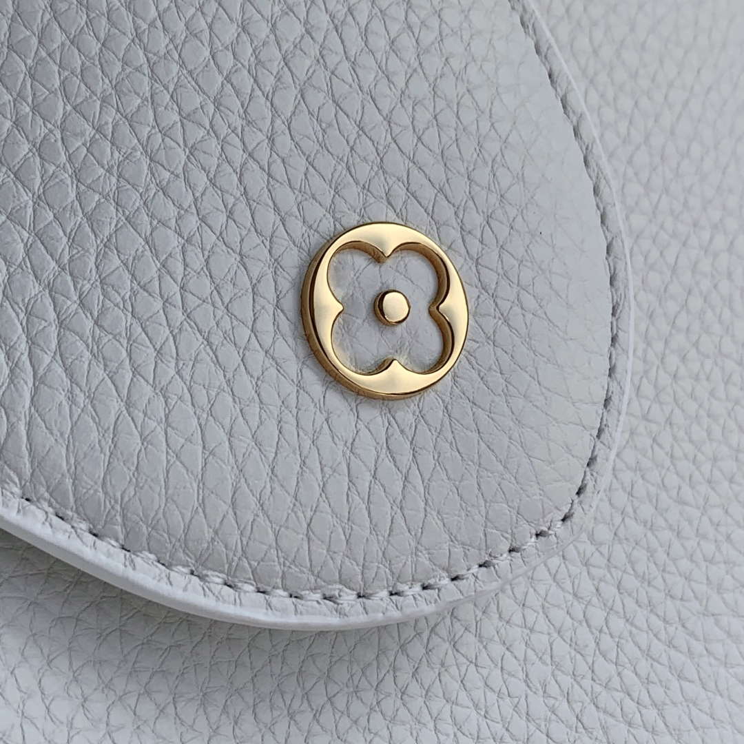 LV M12279 Louis Vuitton Capucines BB Bag Silver Sea - Image 4