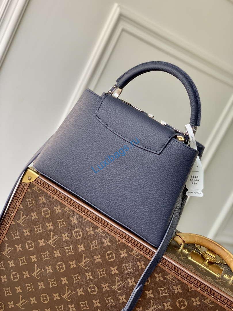 Louis Vuitton LV M12751 Capucines MM Handbag Blue - Image 2