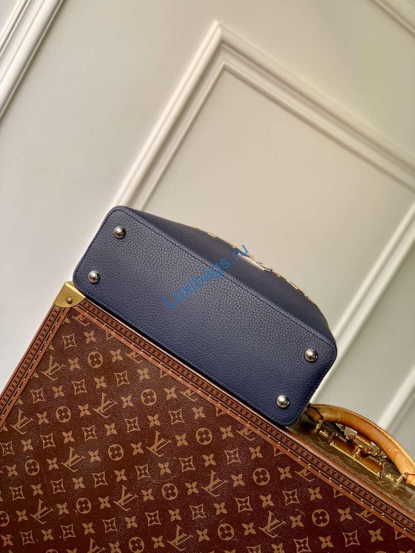 Louis Vuitton LV M12751 Capucines MM Handbag Blue - Image 3