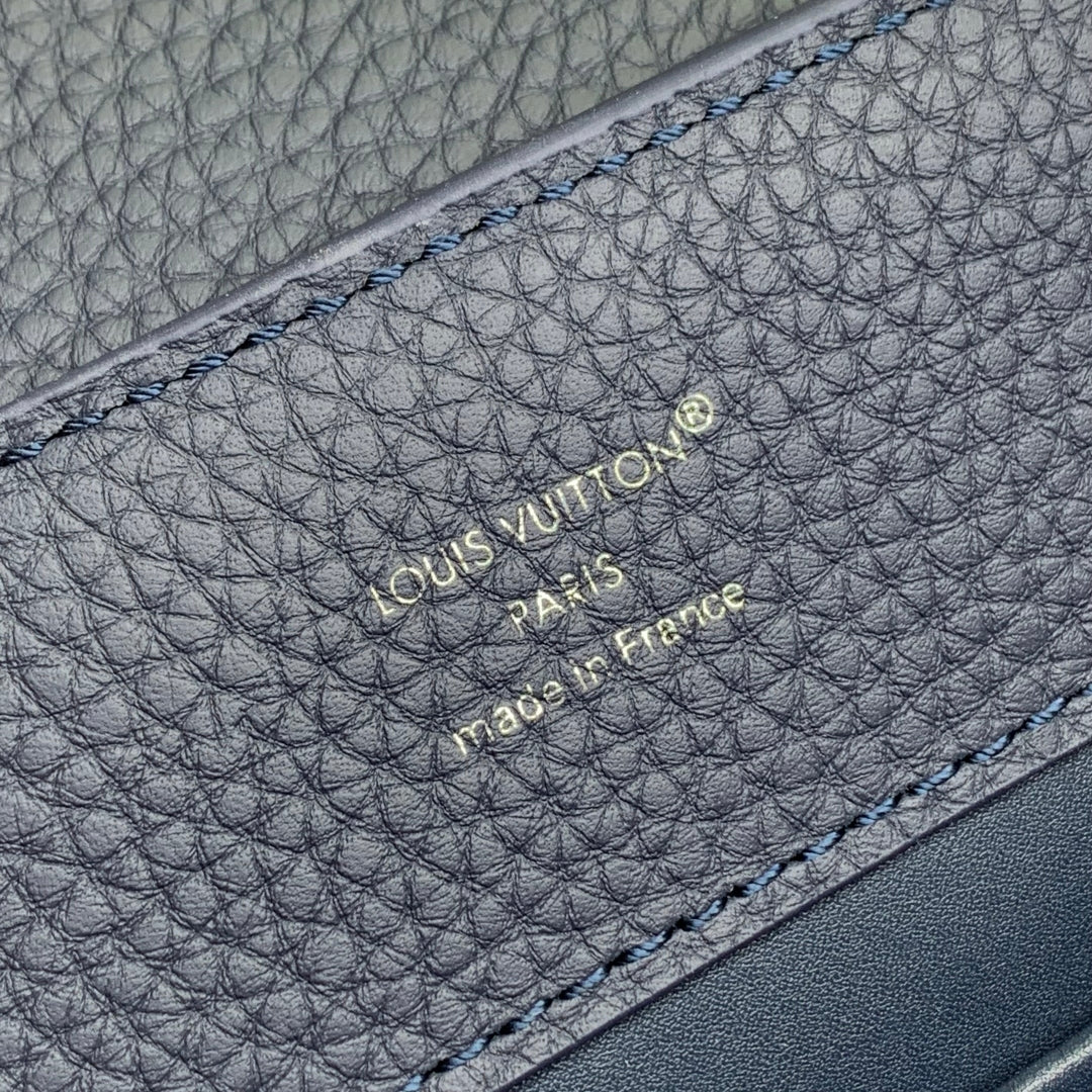 Louis Vuitton LV M12751 Capucines MM Handbag Blue - Image 7