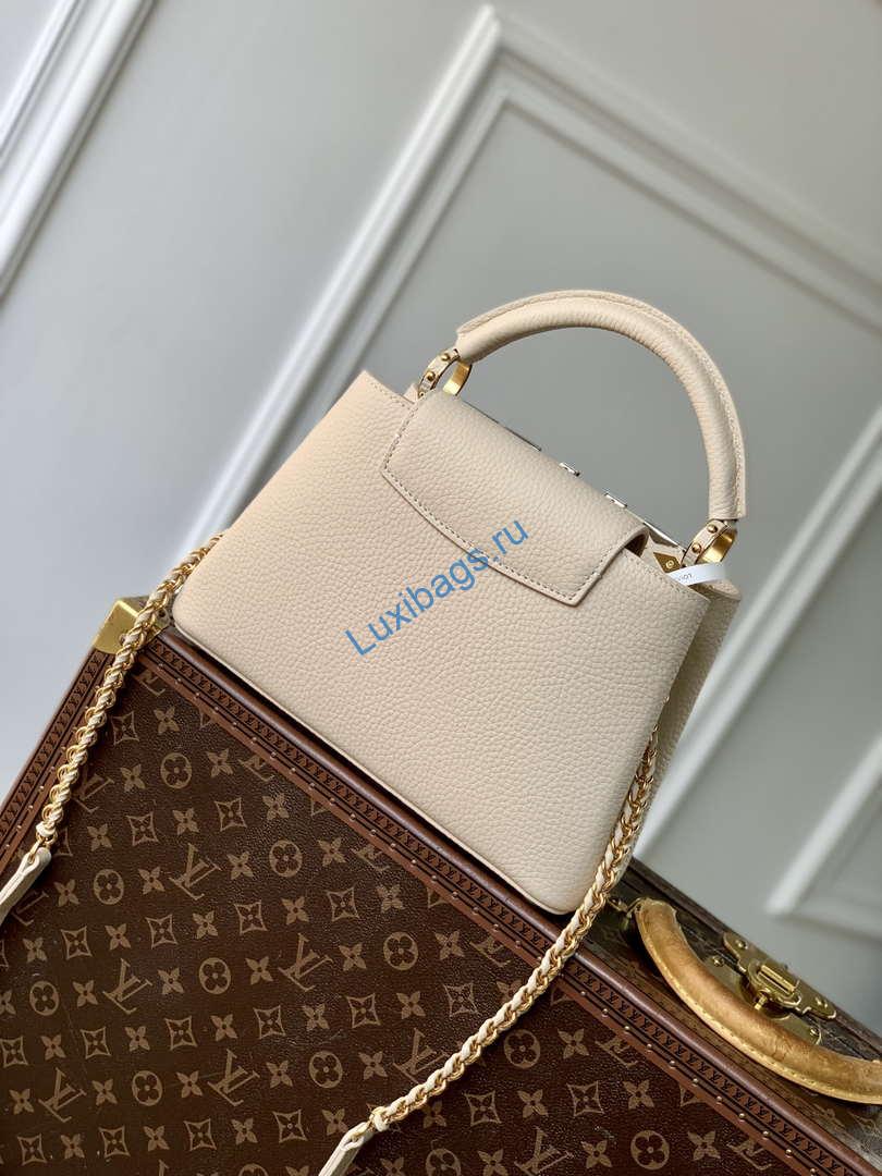 Louis Vuitton LV M12751 Capucines BB Handbag Apricot - Image 2