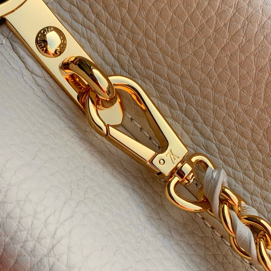 Louis Vuitton LV M12751 Capucines BB Handbag Apricot - Image 6
