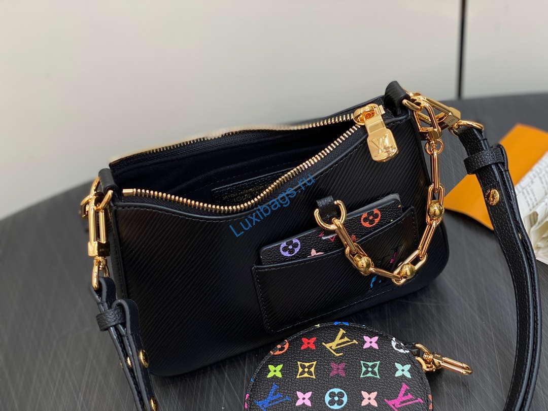 LV M13099 Louis Vuitton LV X TM Marellini Black Multicolored - Image 9