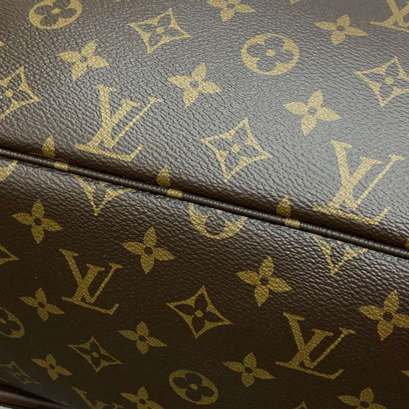 LV M12096 Louis Vuitton Reversible Neverfull Inside Out MM Handbag Red - Image 11