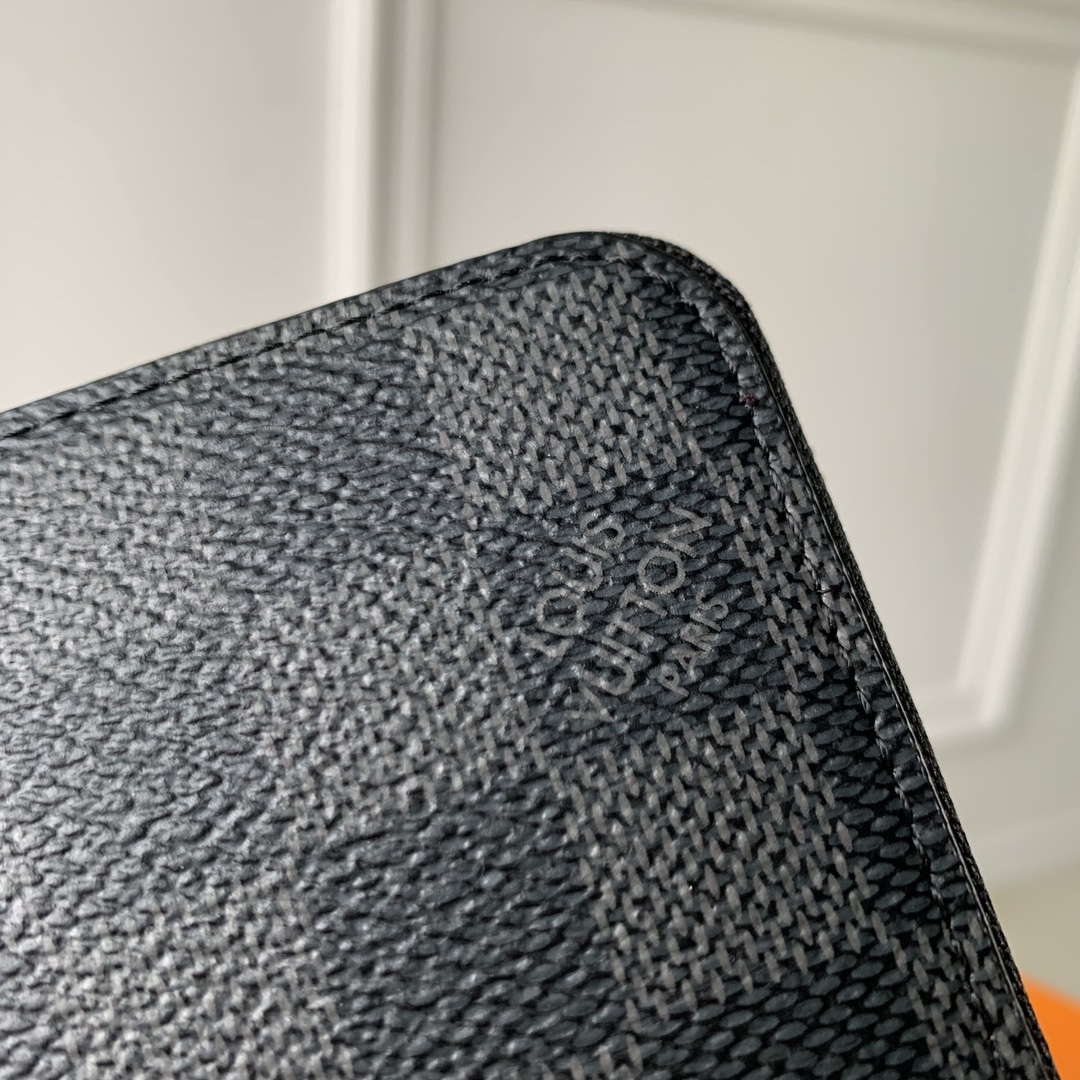 LV N63503 Louis Vuitton Zippy Wallet Damier Black M63076 - Image 6