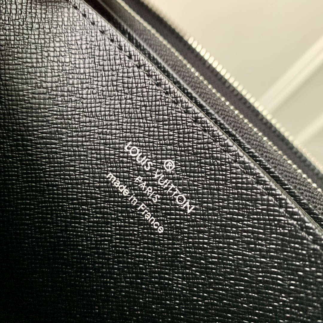 LV N63503 Louis Vuitton Zippy Wallet Damier Black M63076 - Image 7