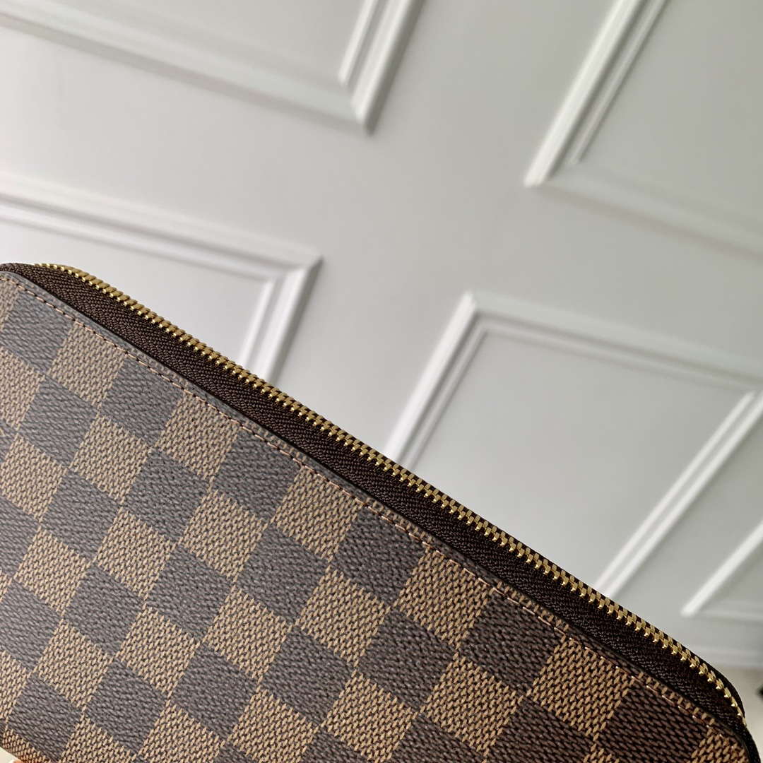 LV N60003 Louis Vuitton Zippy Wallet Damier Ebene - Image 2