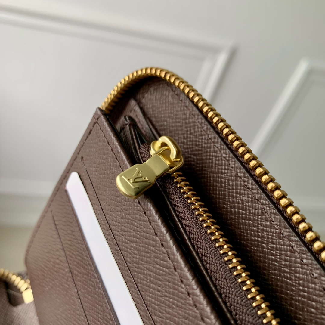 LV N60003 Louis Vuitton Zippy Wallet Damier Ebene - Image 5