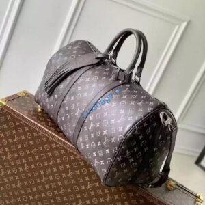 LV M11596 Louis Vuitton Keepall Bandoulière 50 Autres Cuirs Monogram Black
