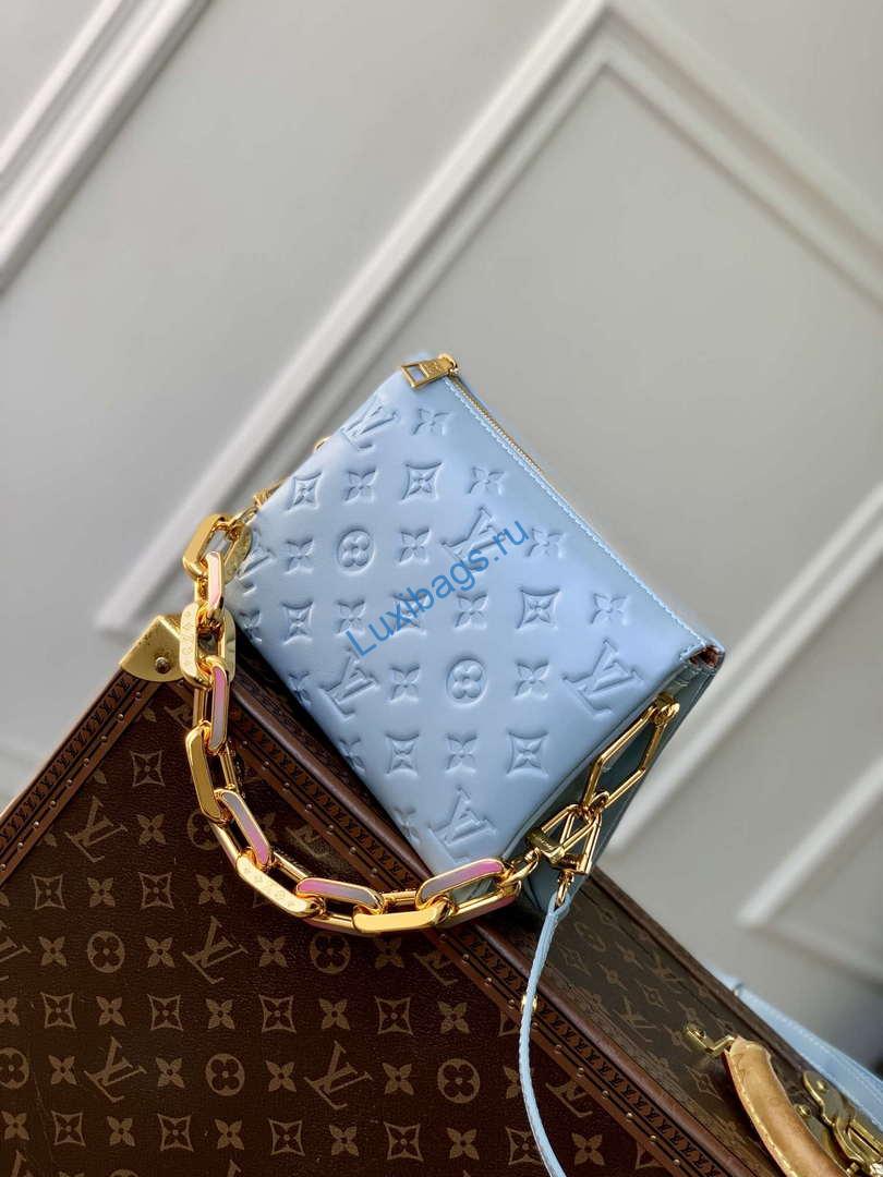 LV M24338 Louis Vuitton Coussin BB Handbag Blue