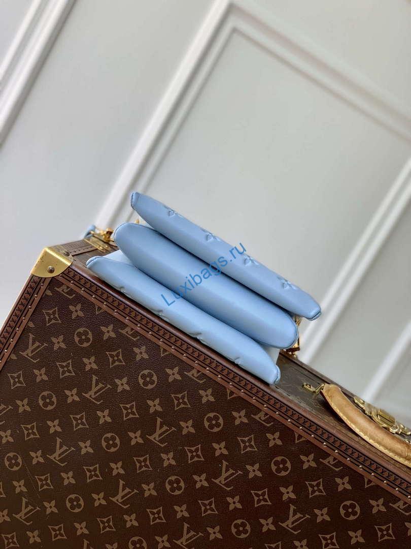 LV M24338 Louis Vuitton Coussin BB Handbag Blue - Image 3