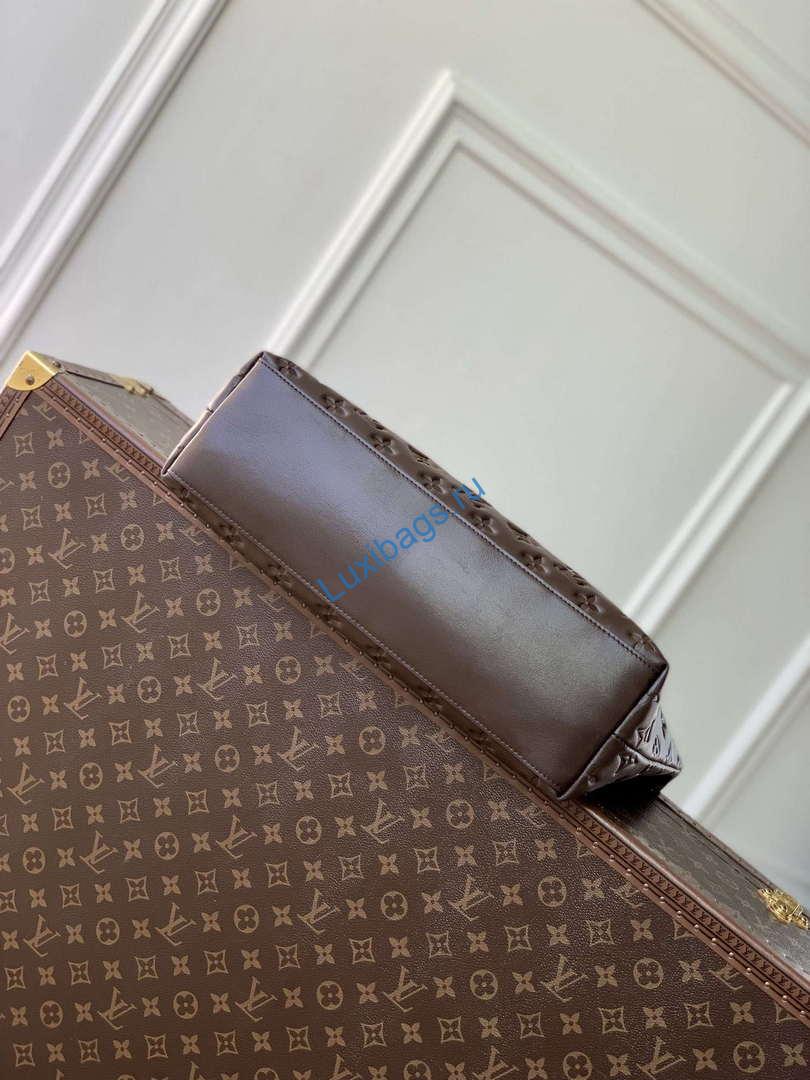 LV M12072 Louis Vuitton Coussin Hobo MM Bag Chocolat - Image 3