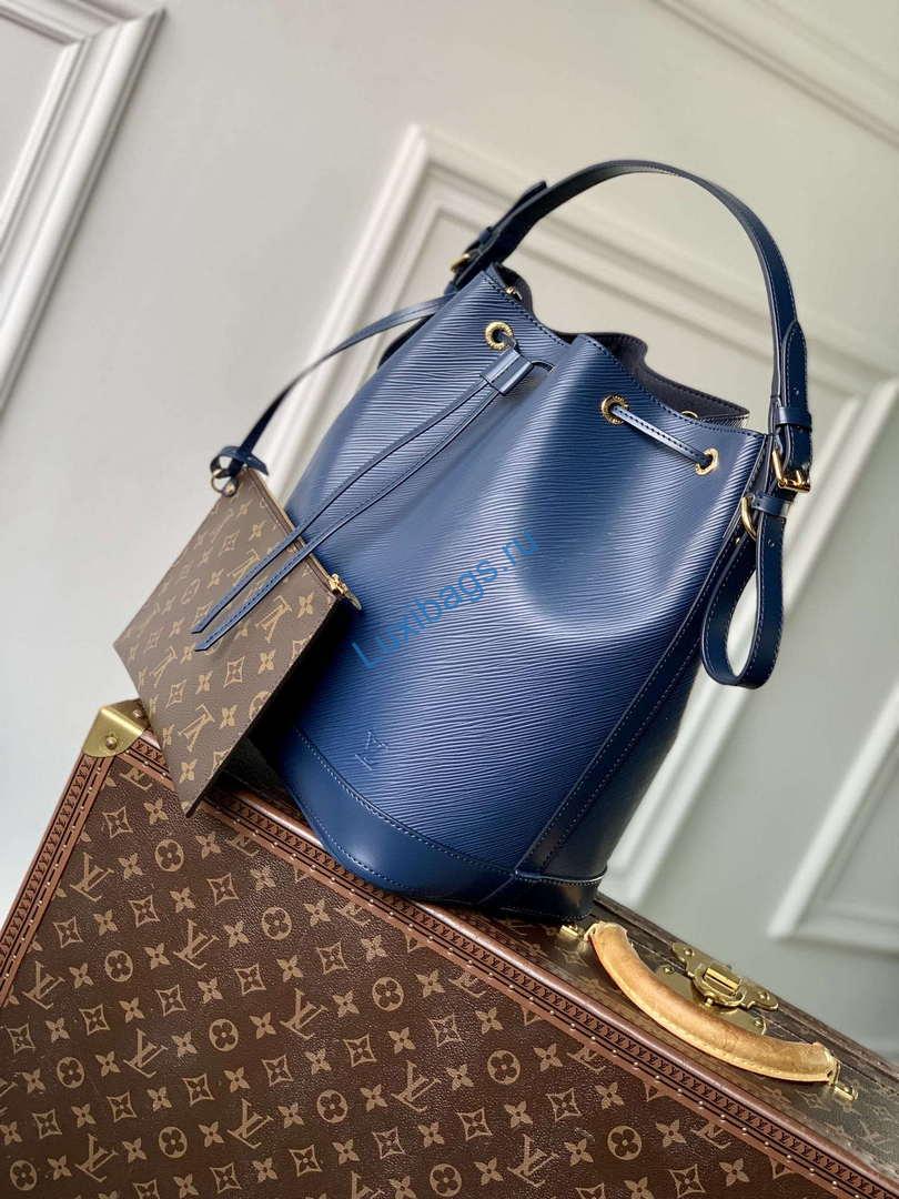 LV M24932 Louis Vuitton Noé MM Bucket Bag Blue