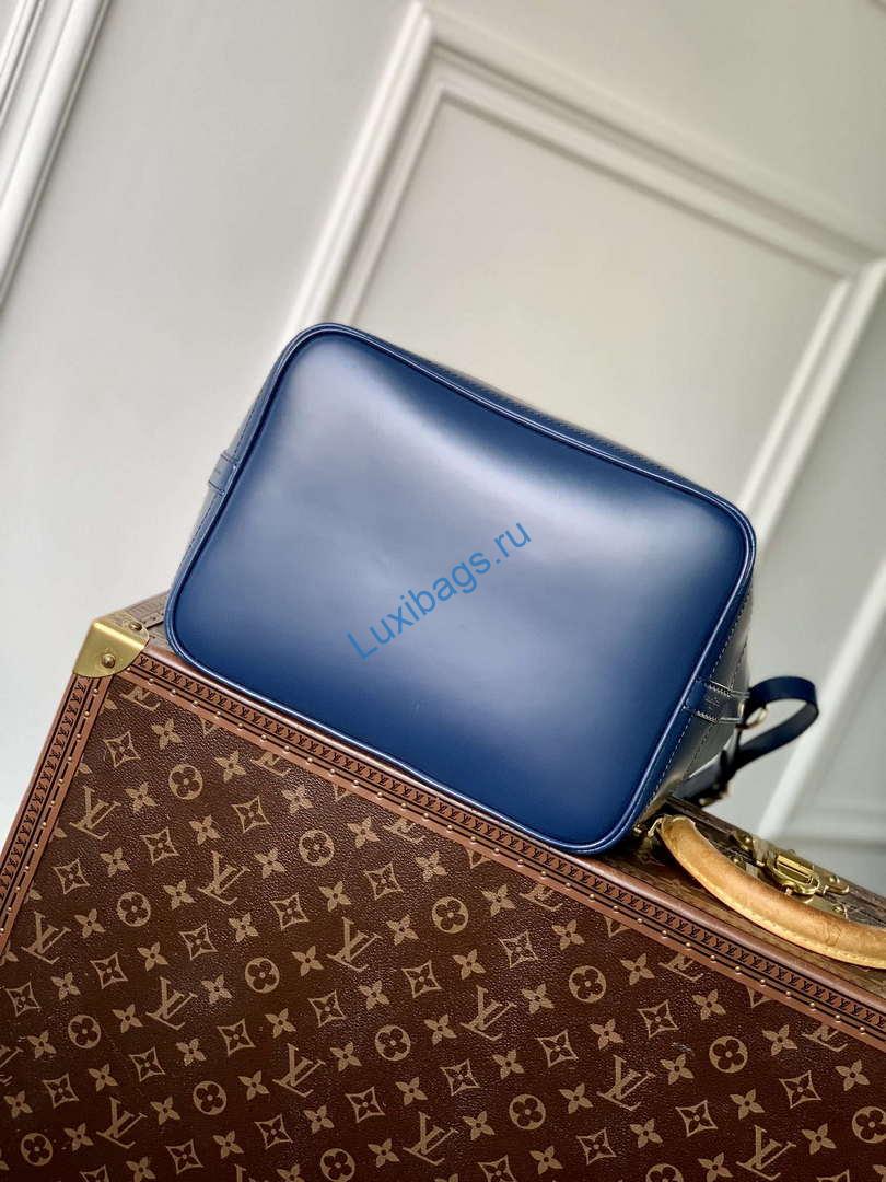 LV M24932 Louis Vuitton Noé MM Bucket Bag Blue - Image 3