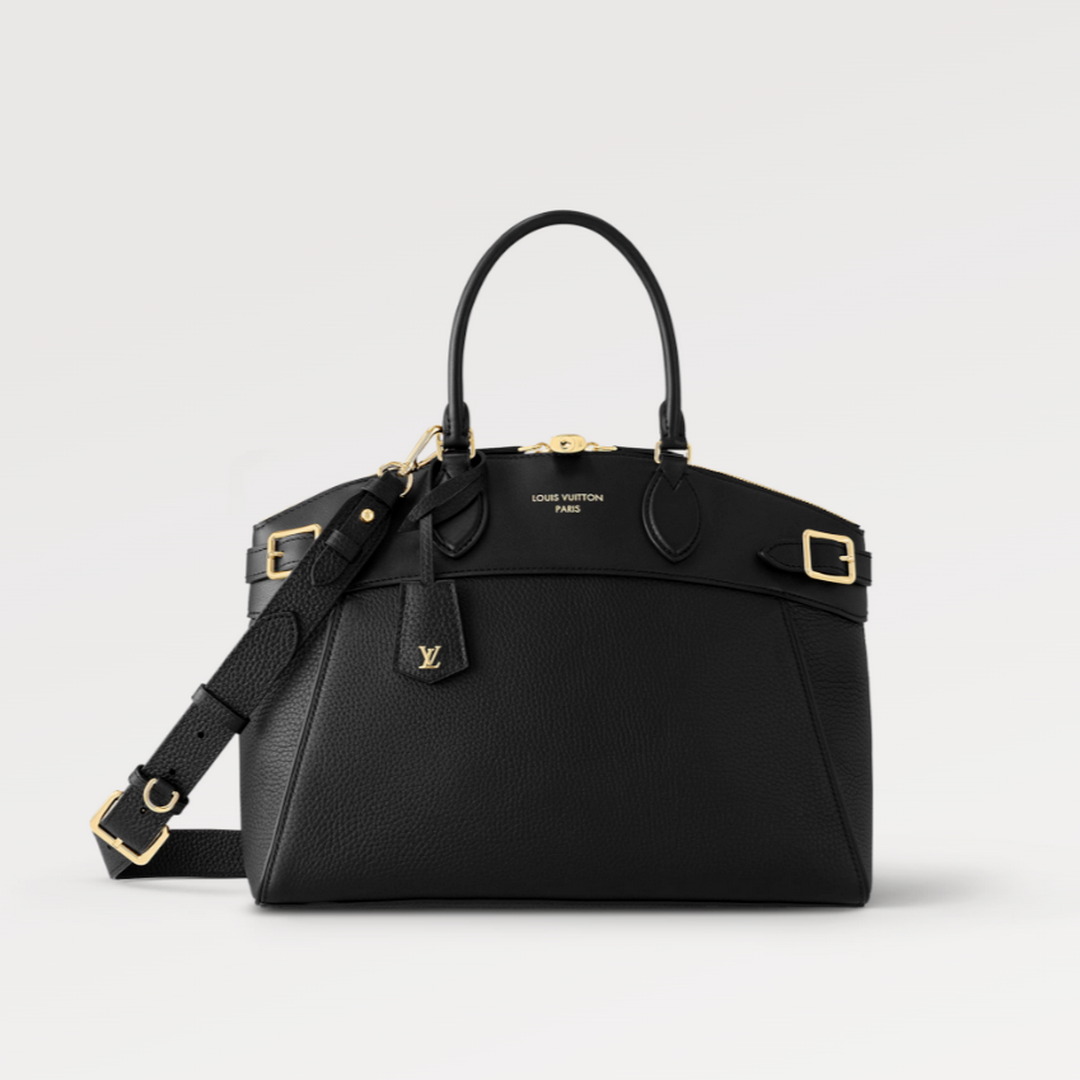 LV M22914 Louis Vuitton Lock It MM Bag Black