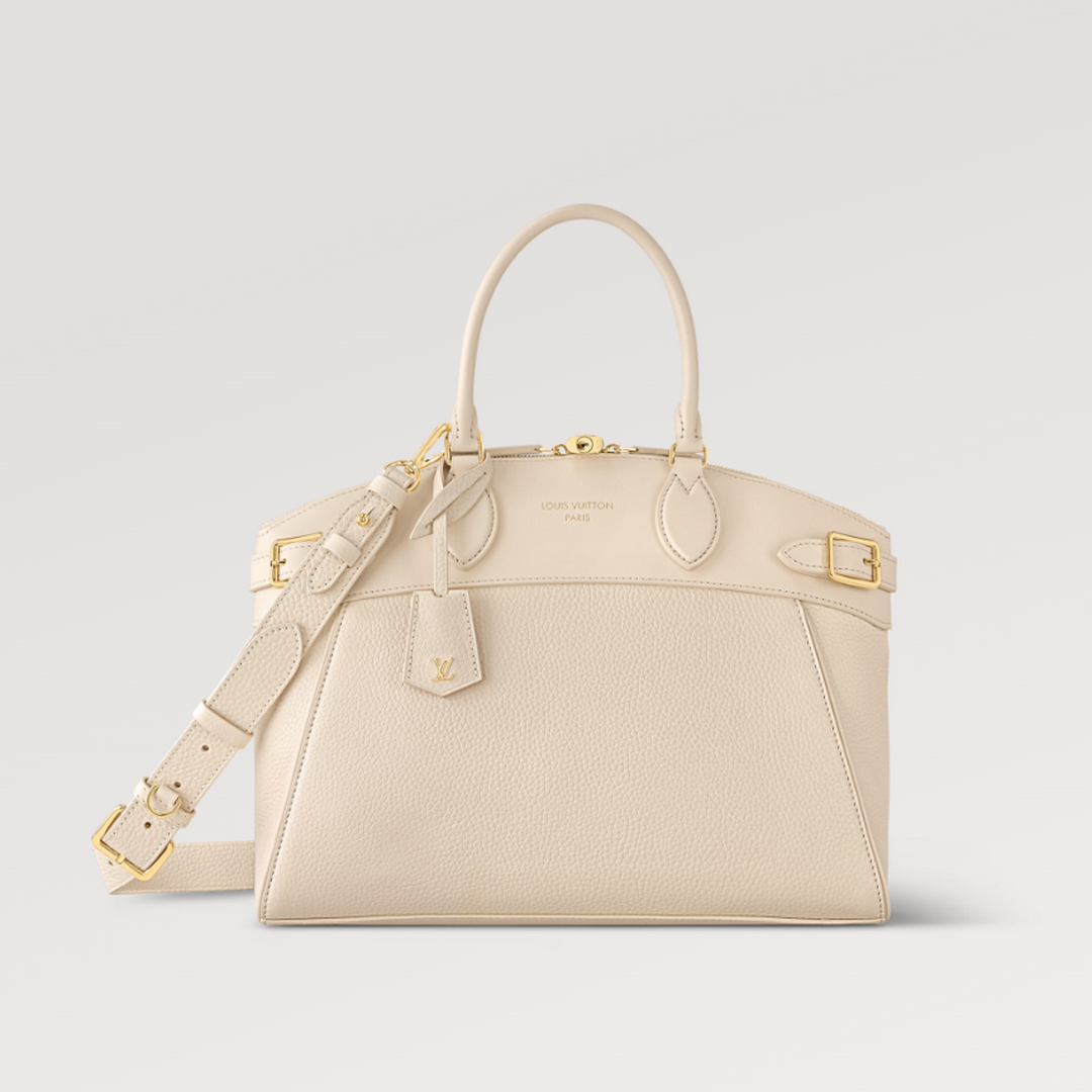 LV M23061 Louis Vuitton Lock It MM Bag Crème Beige