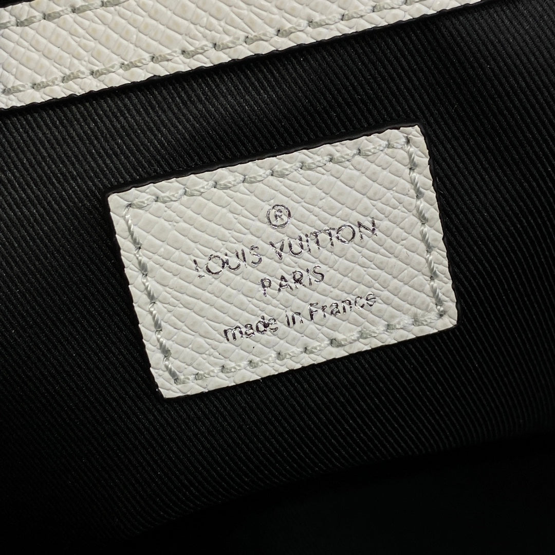 LV M30919 Louis Vuitton Weekend NM Tote Bag Optic White - Image 12