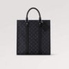 LV M46452 Louis Vuitton Sac Plat Bag Monogram Eclipse Coated Canvas