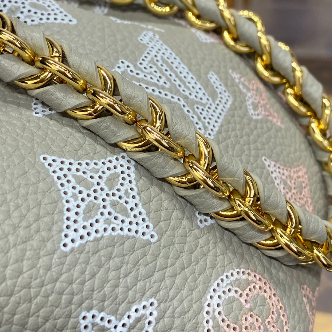 LV M82731 Louis Vuitton Pico Bella Bucket Bag Gray - Image 8